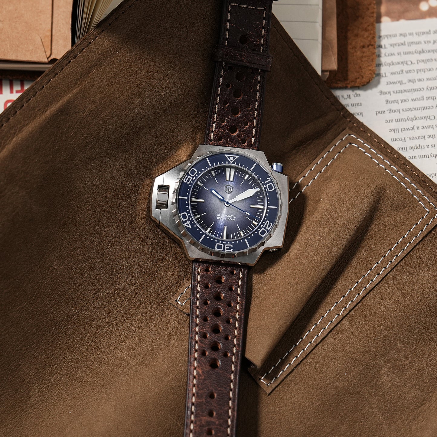 Watchdives WD1968 PT5004/PT5000 Automatic Diver Watch