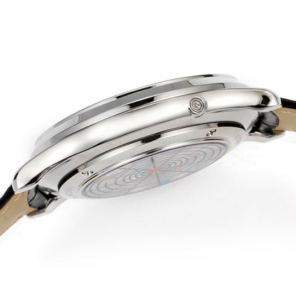 HUASUO 39mm Luxury Aventurine Moon Phase Men's Watches