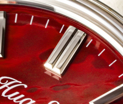 HUASUO 39mm NH35 Men's Handmade Lacquer Dial Watches