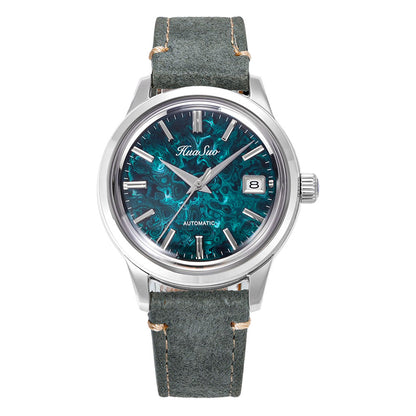 HUASUO 39mm NH35 Men's Handmade Lacquer Dial Watches