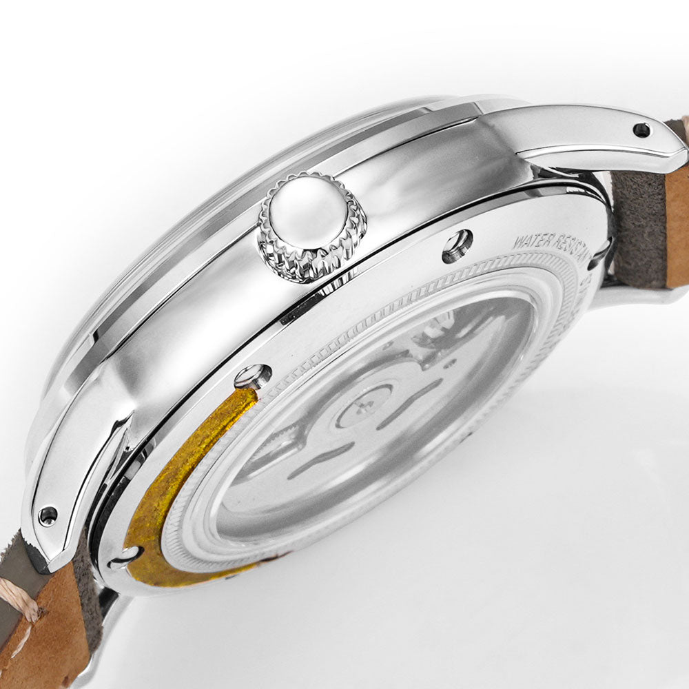 HUASUO 39mm NH35 Men's Handmade Lacquer Dial Watches