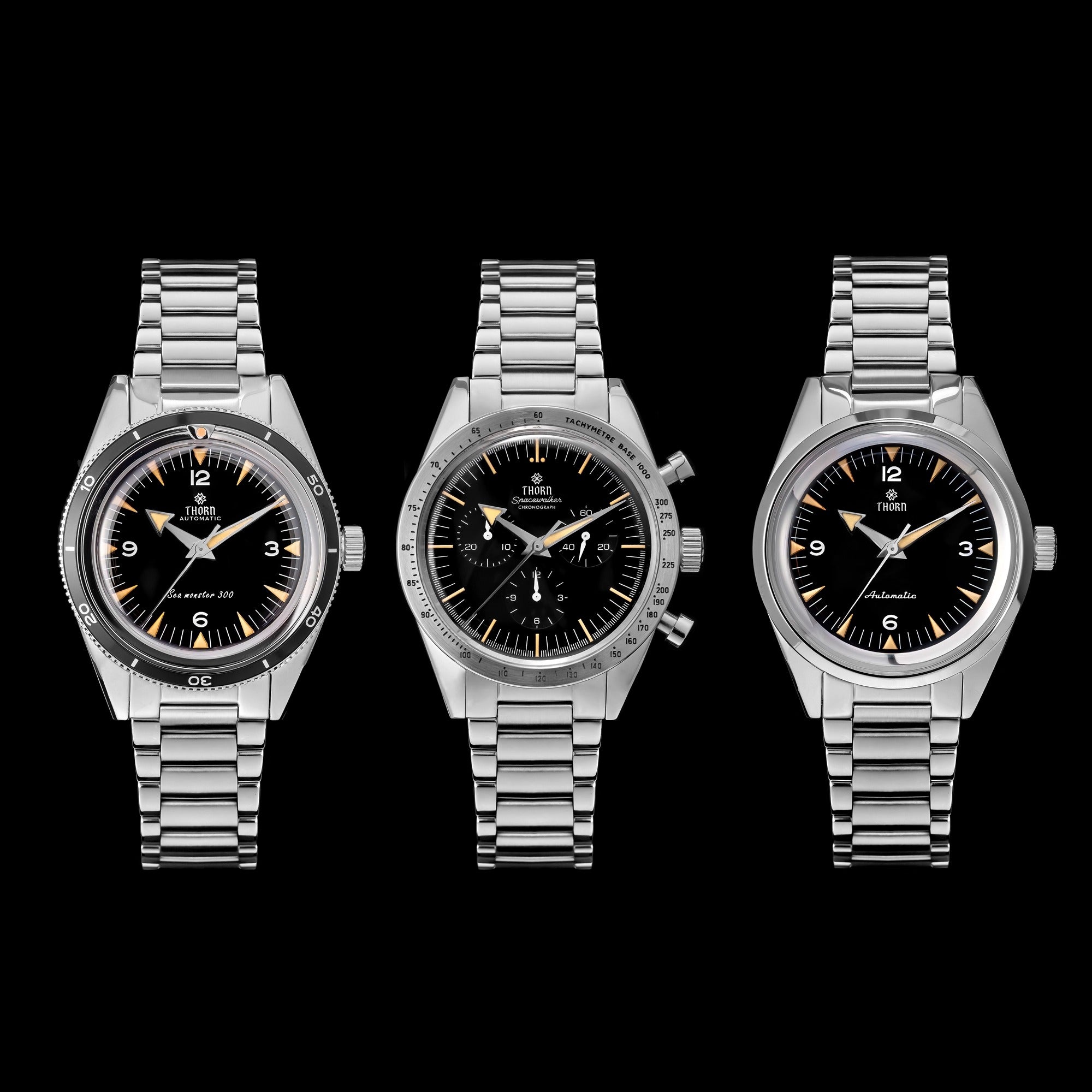 THORN 38mm Automatic Watch 1950s Tribute Collection T026 – Cronos
