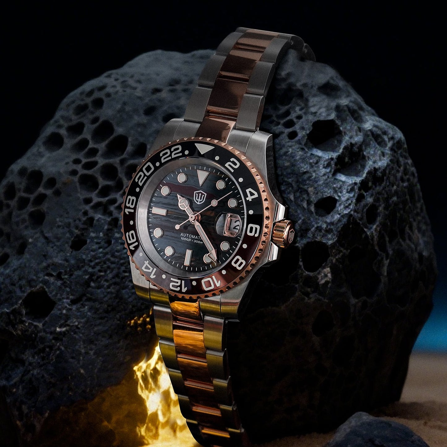 🔥WeeklyDeals🔥Watchdives WD16760 NH34 Sub GMT Watch V2