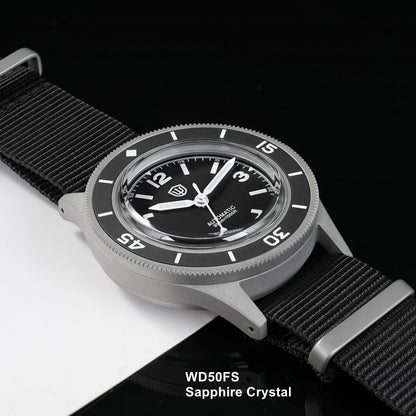 Watchdives Vintage 50-Fathoms NH35 Dive Watch V2