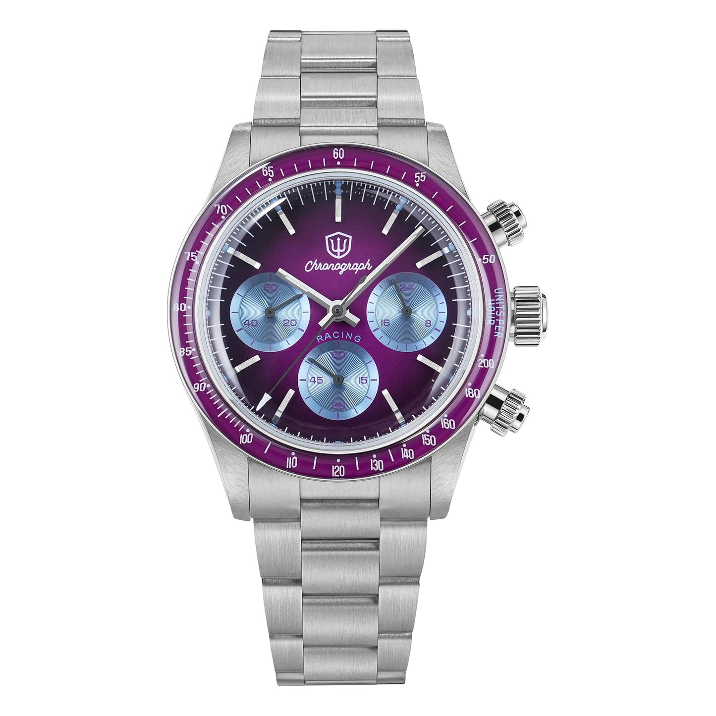 ⚡EarlyBird⚡Watchdives WD6263 Vintage Racing Chronograph Watch