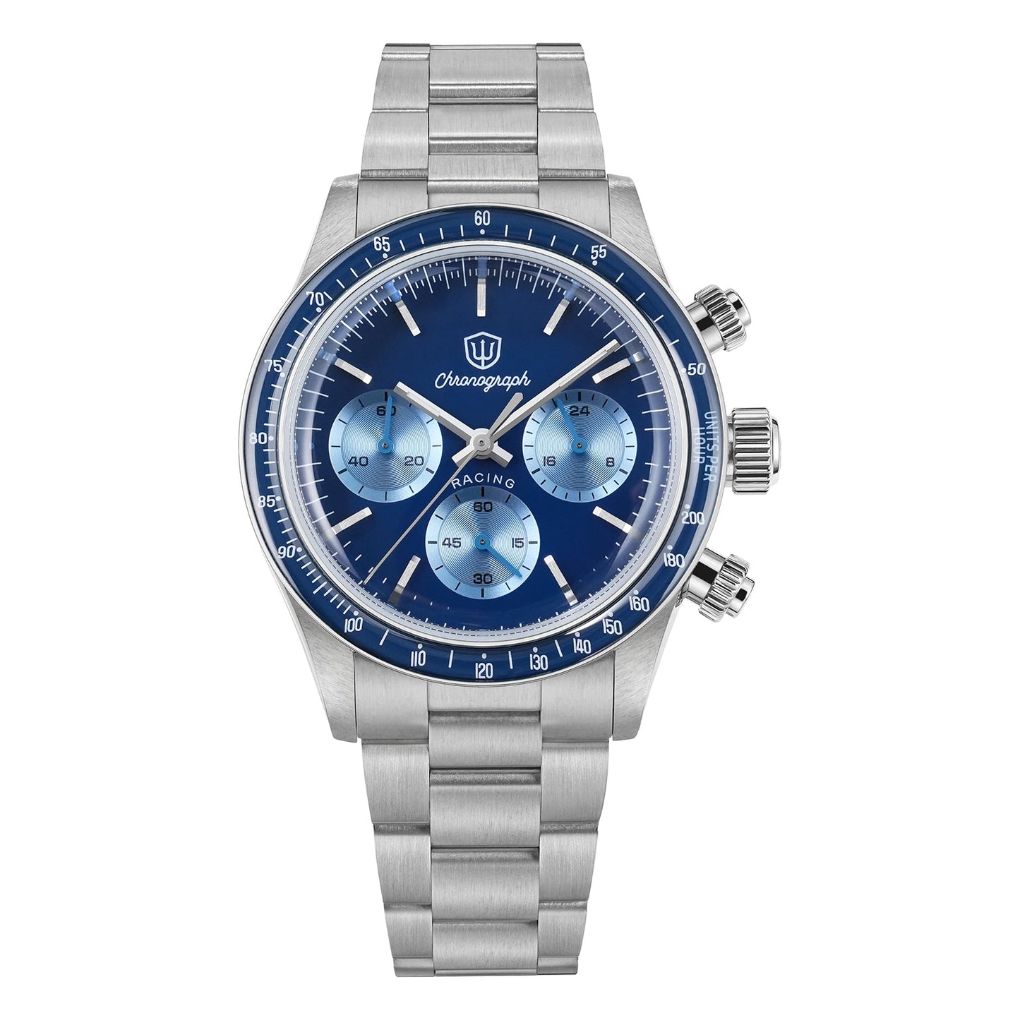 ⚡EarlyBird⚡Watchdives WD6263 Vintage Racing Chronograph Watch