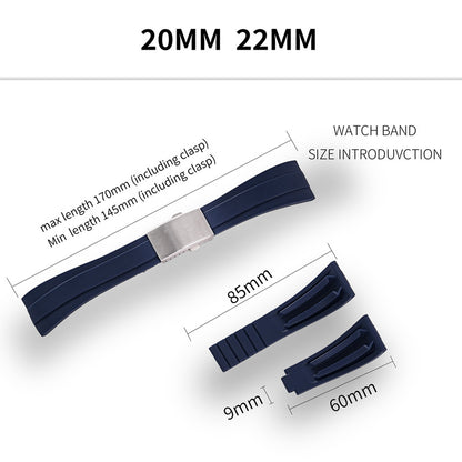 ★New Arrivals★Cut-to-Size TPU Rubber Watch Strap