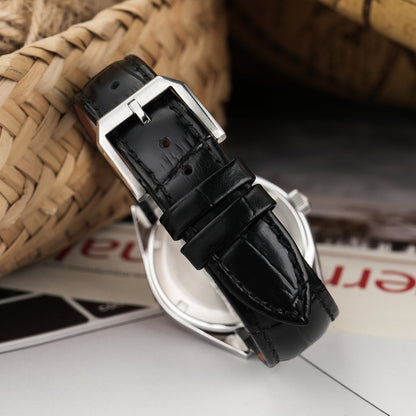 Chameri 37mm VH31 Sweep Second Quartz Watch GS04