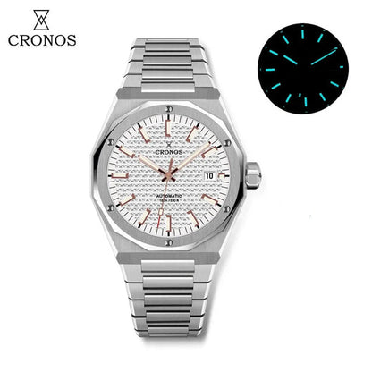 ★Xmas Sale★Cronos 39mm Skyline  PT5000 Automatic Men Watch L6028