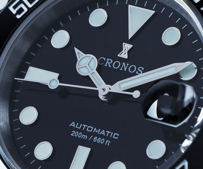 Cronos New 40mm Miyota9015 Diver Men Watches L6045