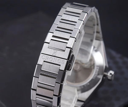 Cronos New 39mm Skeleton Dial Miyota 90S5 See-through Caseback Men Automatic Watch L6038M