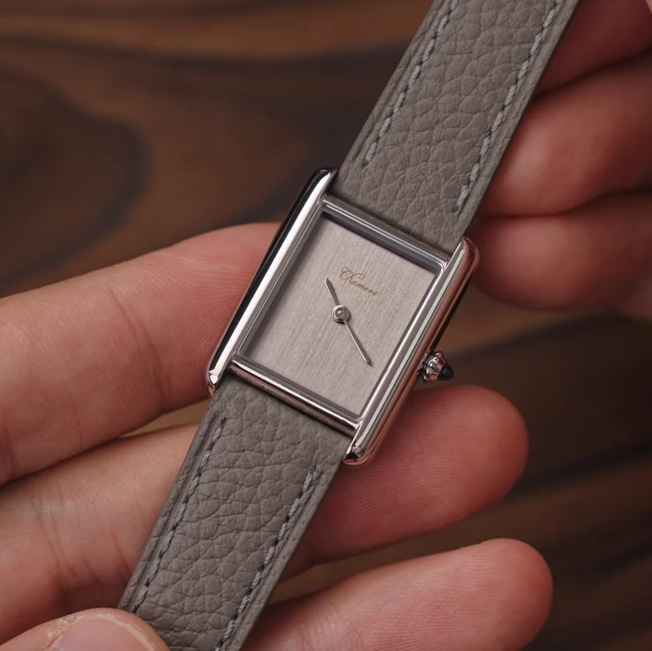 Chameri CH03 Compact 22mm Swiss Ronda 762 Rectangular Dress Watch
