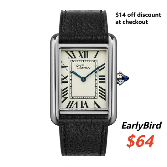 Chameri 27.5mm Heritage Ronda 762 Dress Watch CH01