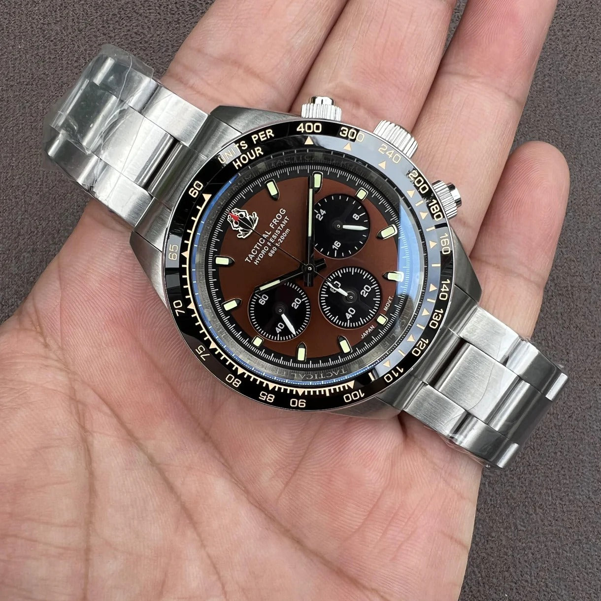 Tactical Frog VS75 Solar Chronograph Watch V2 – Cronos Watch Store