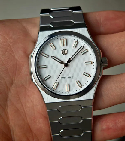 Watchdives Premier WD0016B Square-Block Faceted Dial Original Design