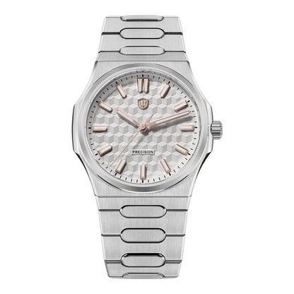 Watchdives Premier WD0016B Square-Block Faceted Dial Original Design