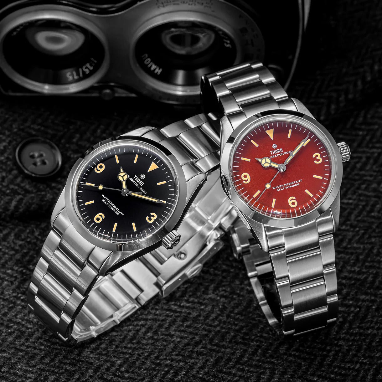 Thorn 34mm Vintage Mechanical Watch T005 – Cronos Watch Store