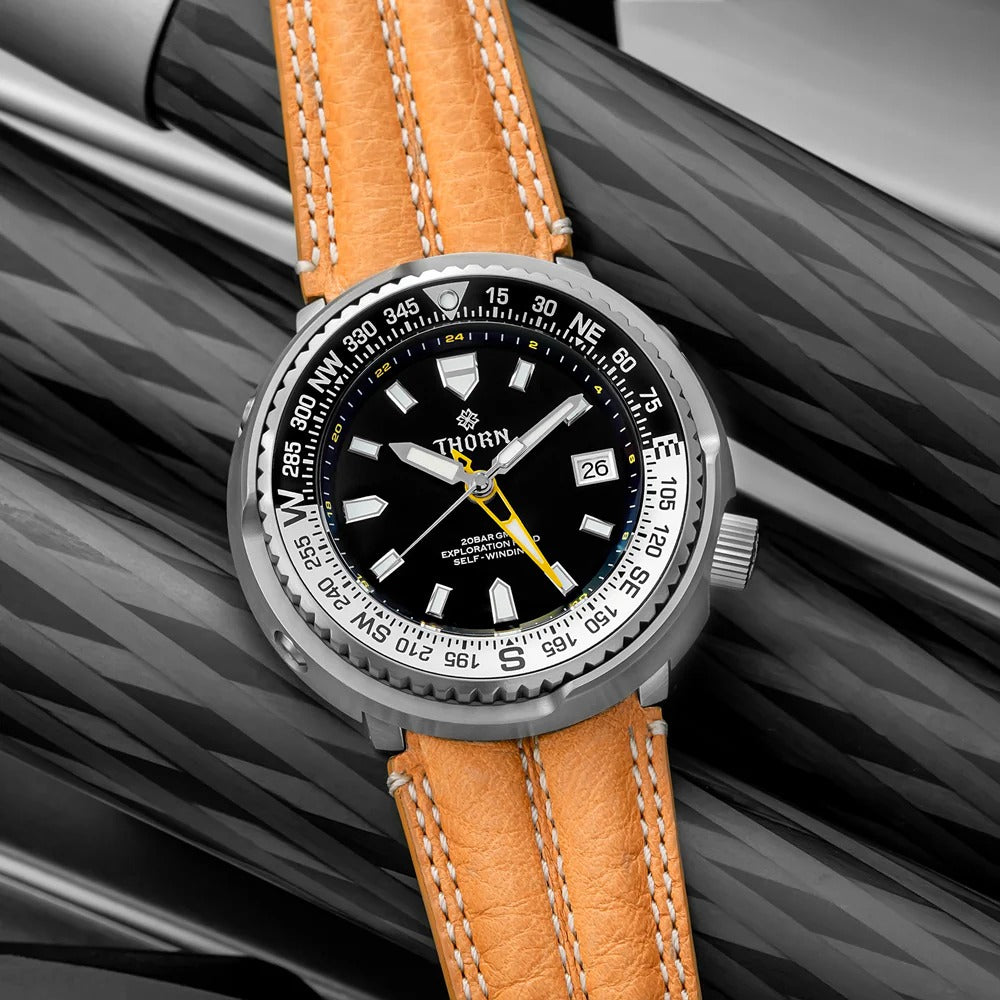 Thorn T012 Titanium NH34 GMT Diver Watch