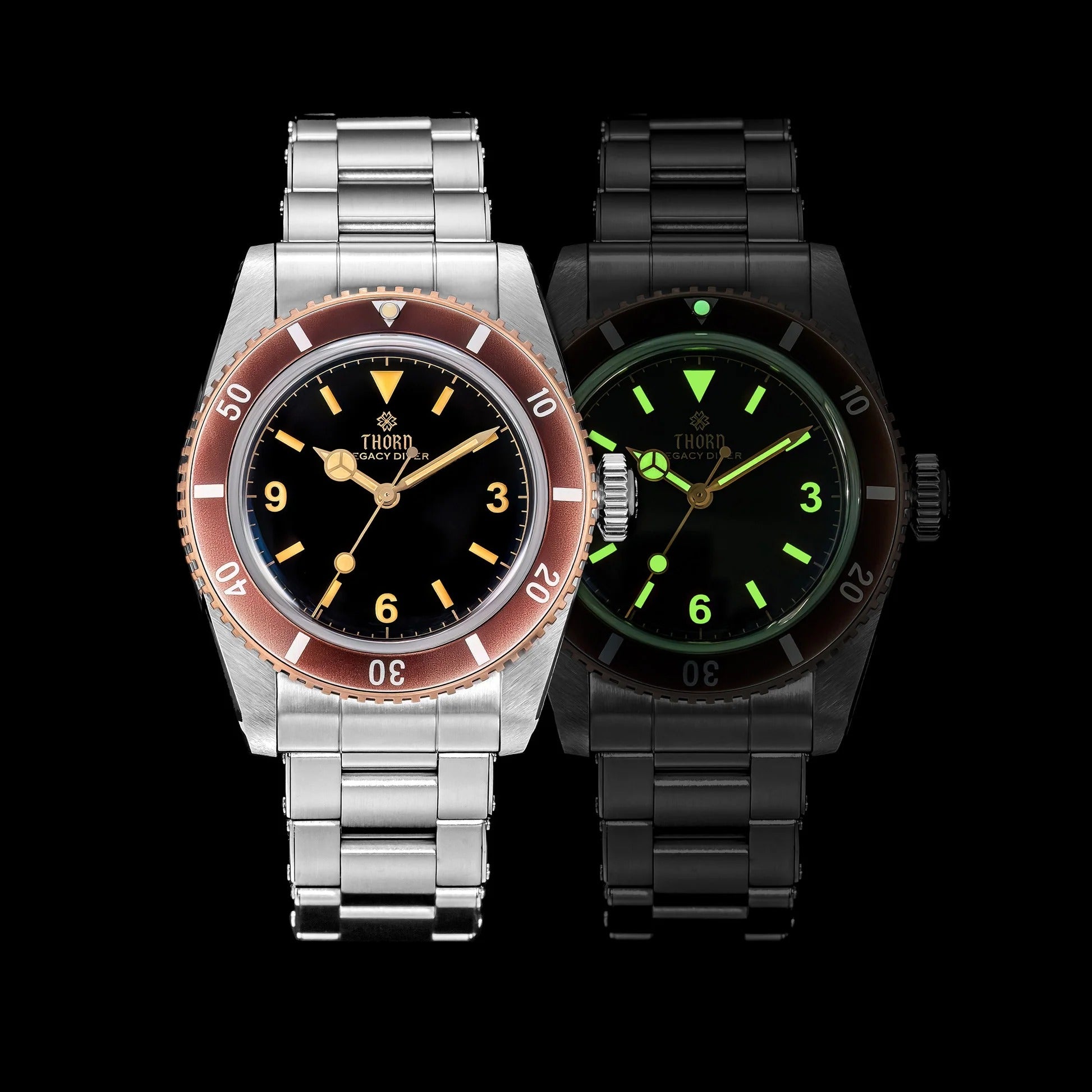 THORN 37mm PT5000 Automatic Dive Watch T028 – Cronos Watch Store