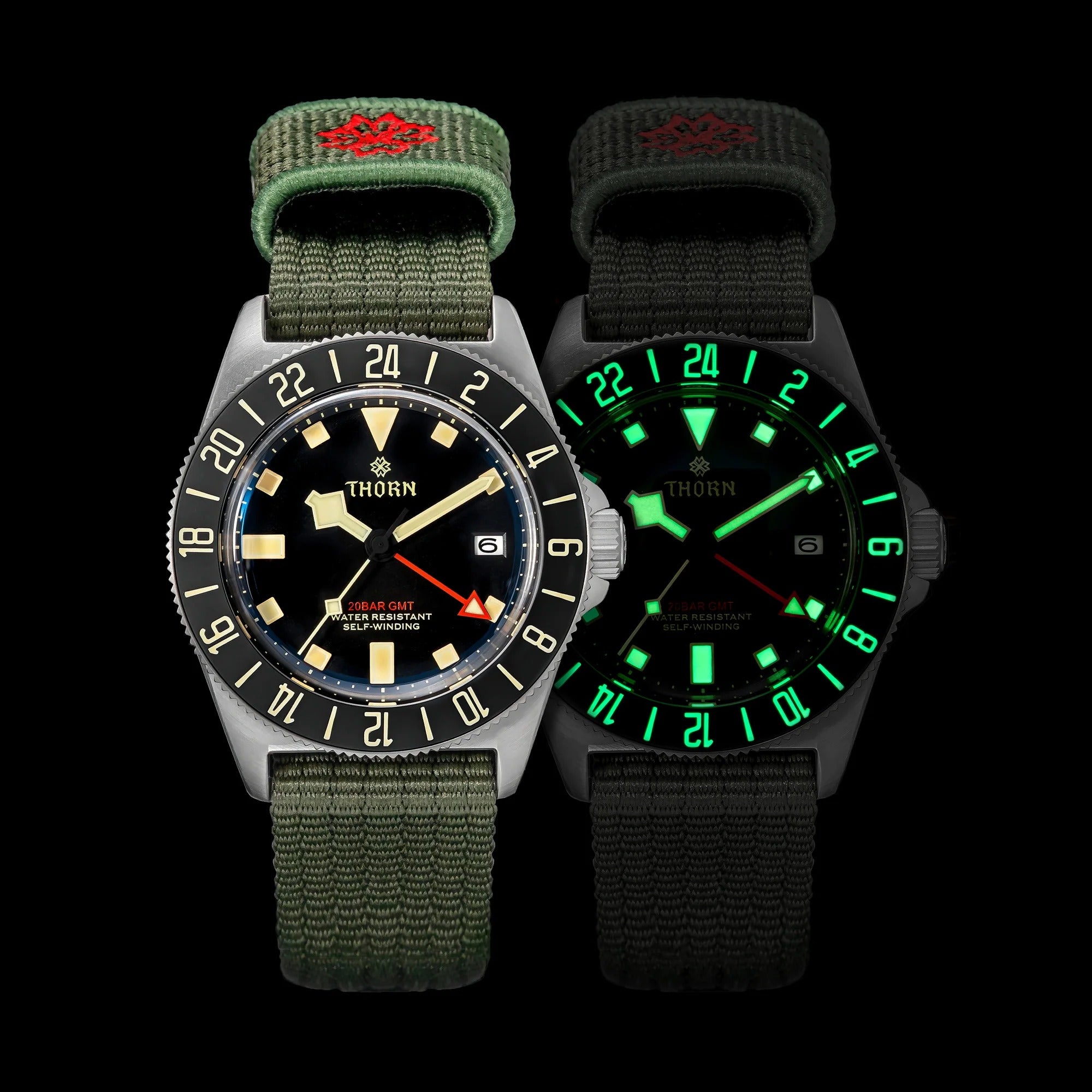 THORN 42mm NH34 GMT Automatic Dive Watch T020 – Cronos Watch Store