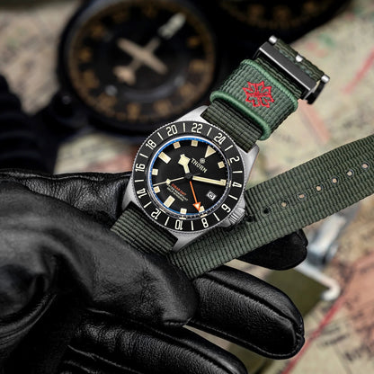 THORN 42mm NH34 GMT Automatic Dive Watch T020