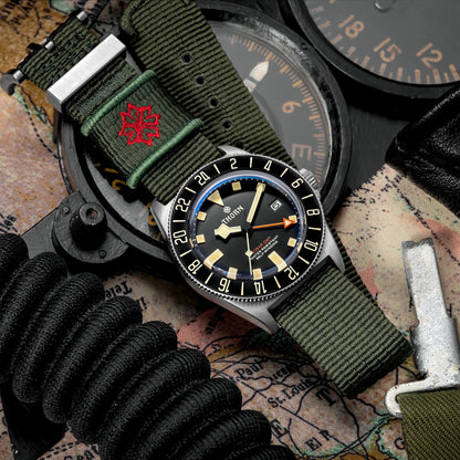 THORN 42mm NH34 GMT Automatic Dive Watch T020