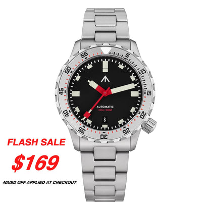 Militado 39mm Dive Watch PT5000 Automatic Mech Watch ML20