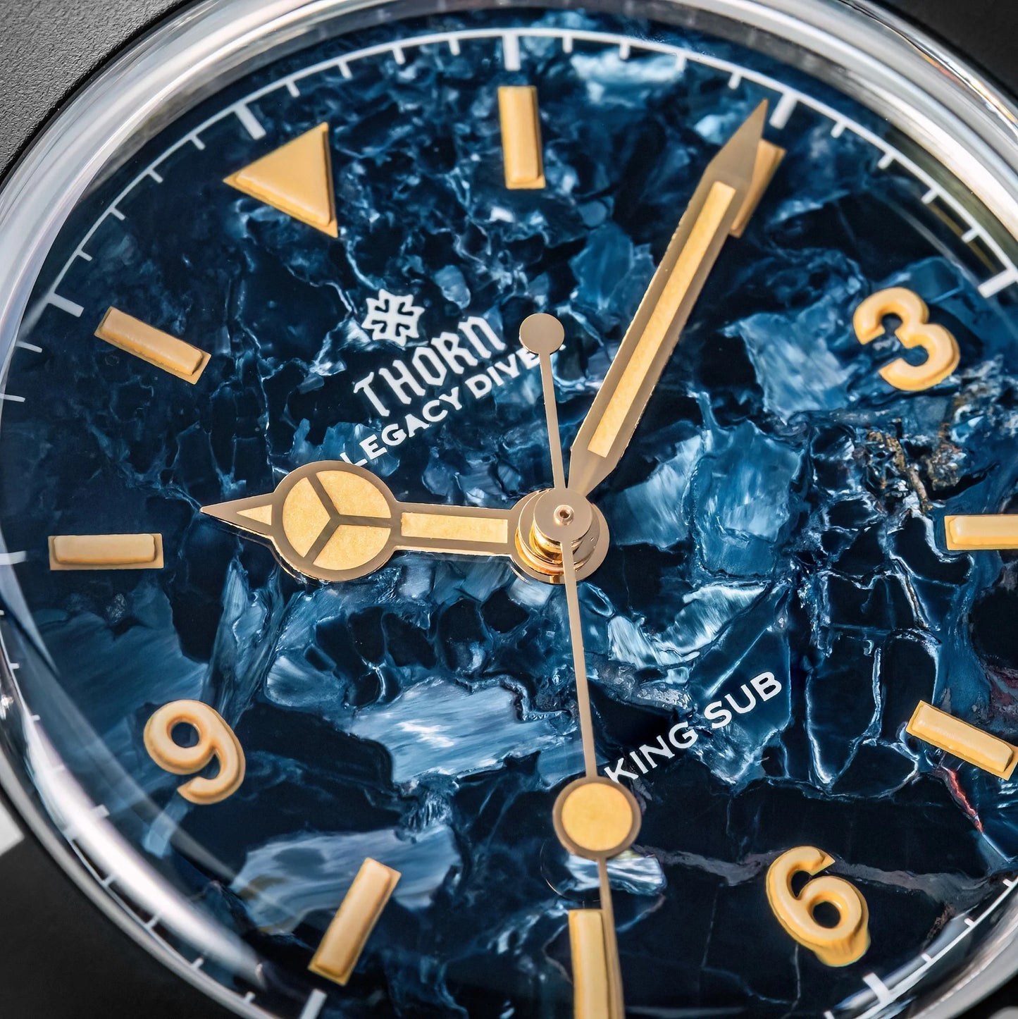 Thorn 37mm SW200 Automatic Dive Watch T027 Pietersite Dial