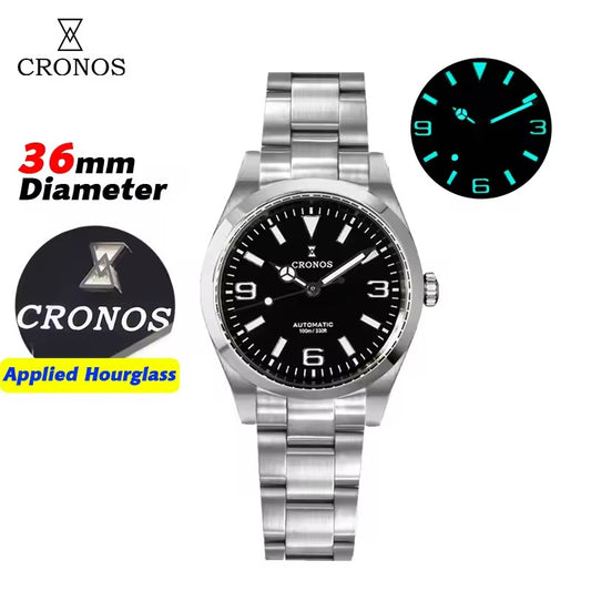 Cronos 36mm Explore Miyota 90S5 Automatic Watch L6042