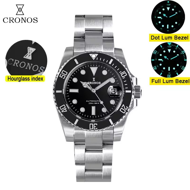 US WarehouseCronos 2.5x Water Sub Diver Watch L6015 – Cronos Watch US WarehouseCronos 2.5x Water Sub Diver Watch L6015 – Cronos Watch