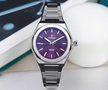 Cronos 2026 NEW 36mm Automatic PT5004/Miyota 90s5 See-through Back Watch L6050M L6051M