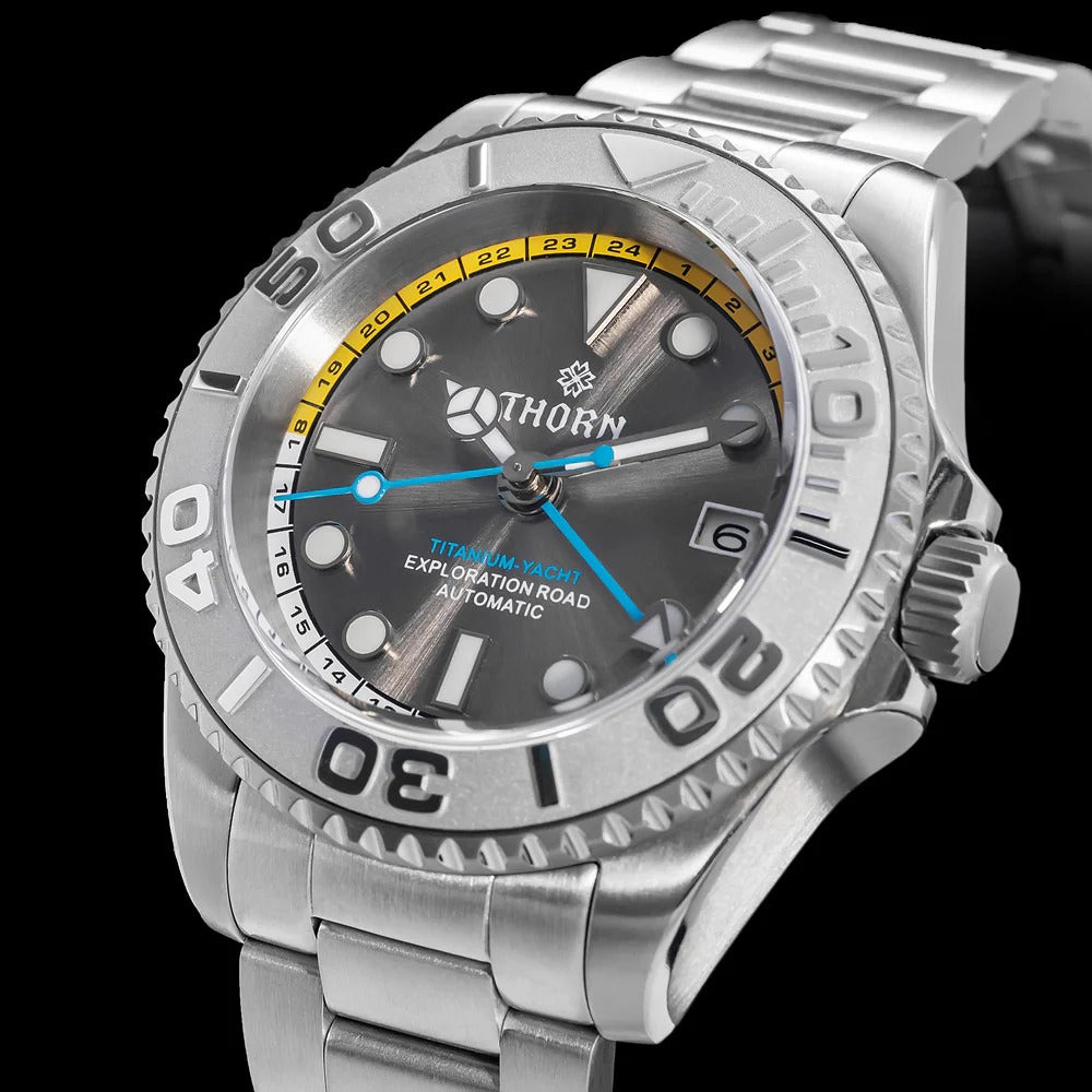 THORN Titanium Helium Valve NH34 GMT Watch – Cronos Watch Store