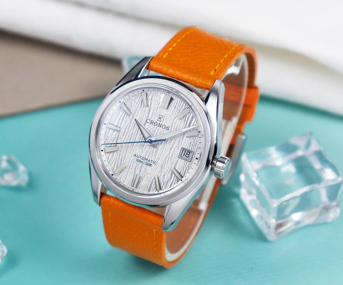 Cronos Men Watches 36mm Automatic PT5000 Miyota 9015 L6048M