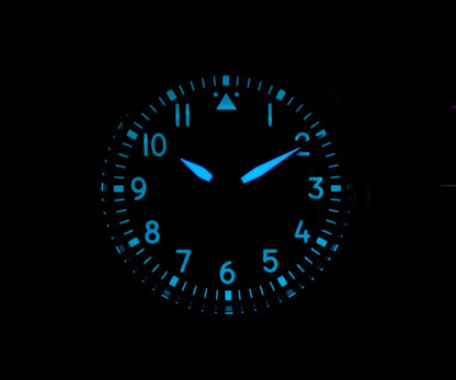 Cronos Pilot Flieger Watch 39mm VH31 Quartz Men’s Watch Stainless Steel Sapphire Crystal  L6057M
