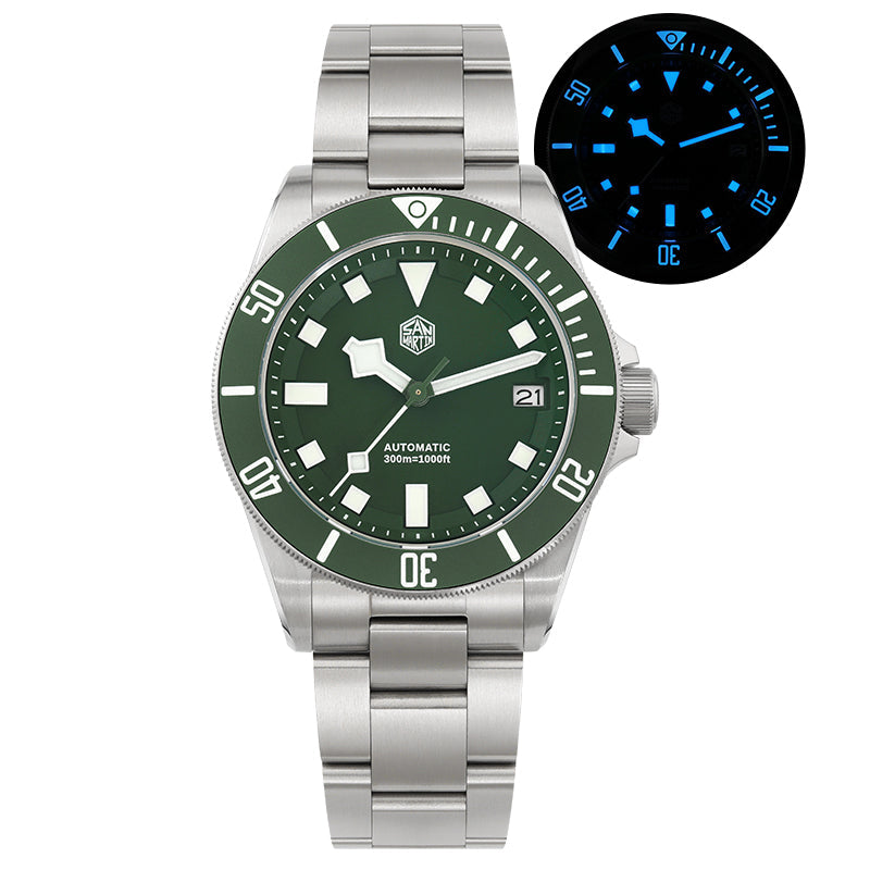 Watchdives x San Martin  NH35 Titanium 39mm Dive Watch SN0121T-GA