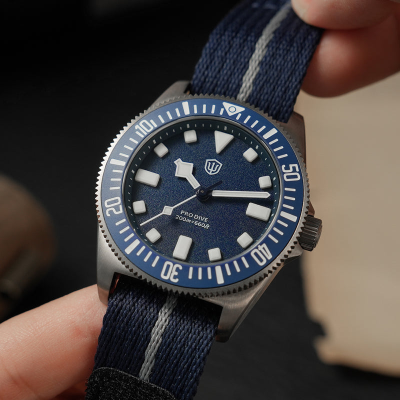 🔥WeeklyDeals🔥Watchdives 38mm EXD Titanium Diver Watch