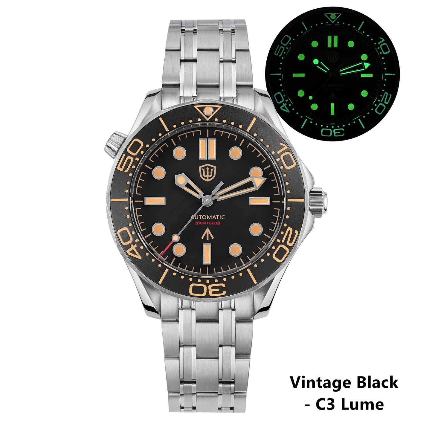 🔥WeeklyDeals🔥Watchdives WD007ST 39mm NTTD Dive Watch