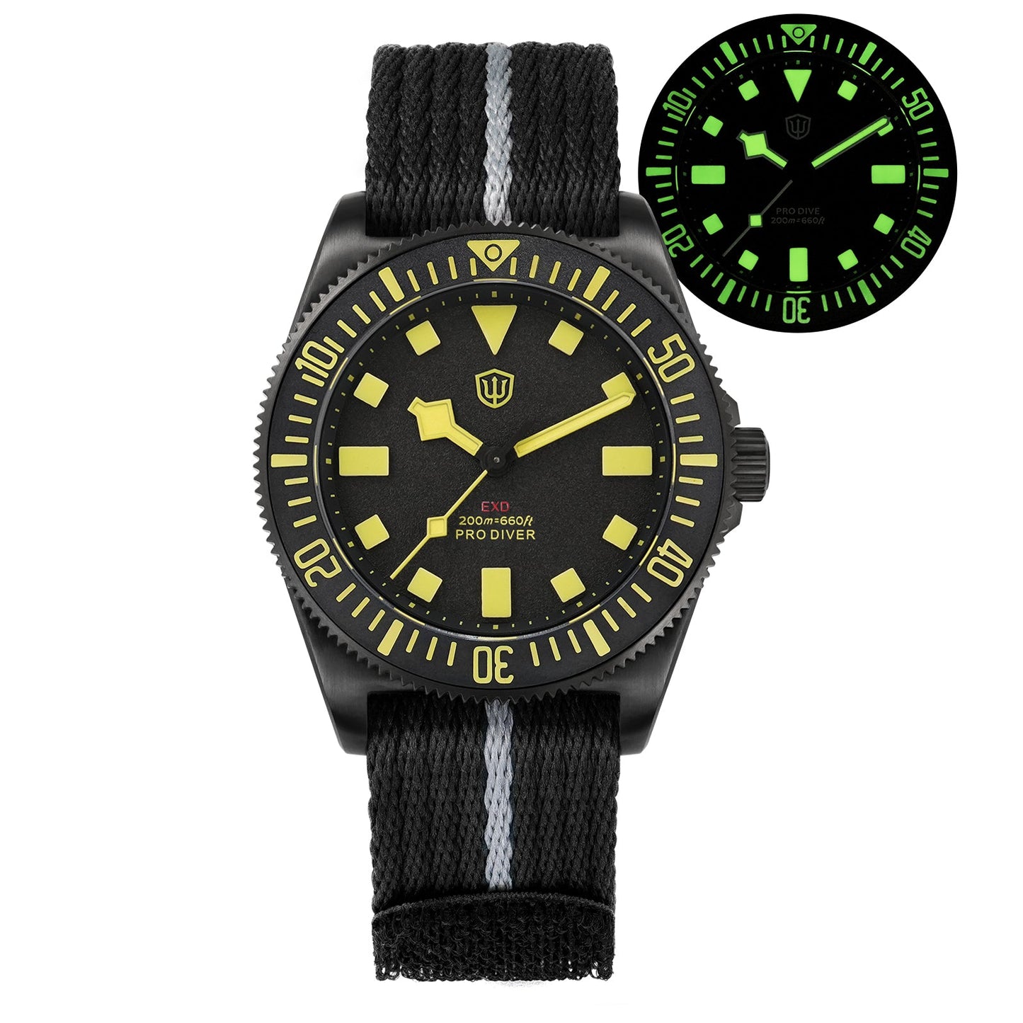 🔥WeeklyDeals🔥Watchdives 40mm EXD Titanium Diver Watch