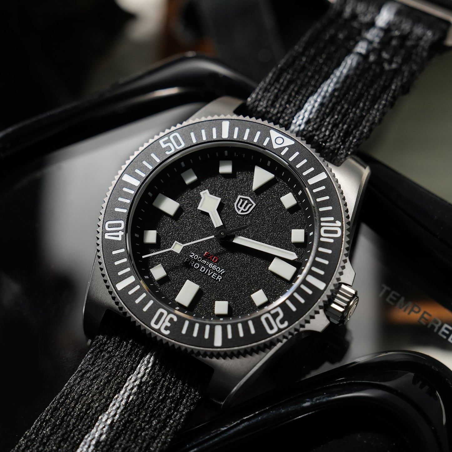 🔥WeeklyDeals🔥Watchdives 40mm EXD Titanium Diver Watch