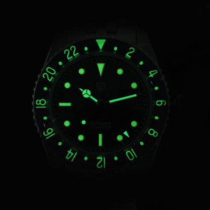 Watchdives WD6542 38mm GMT Men Watch