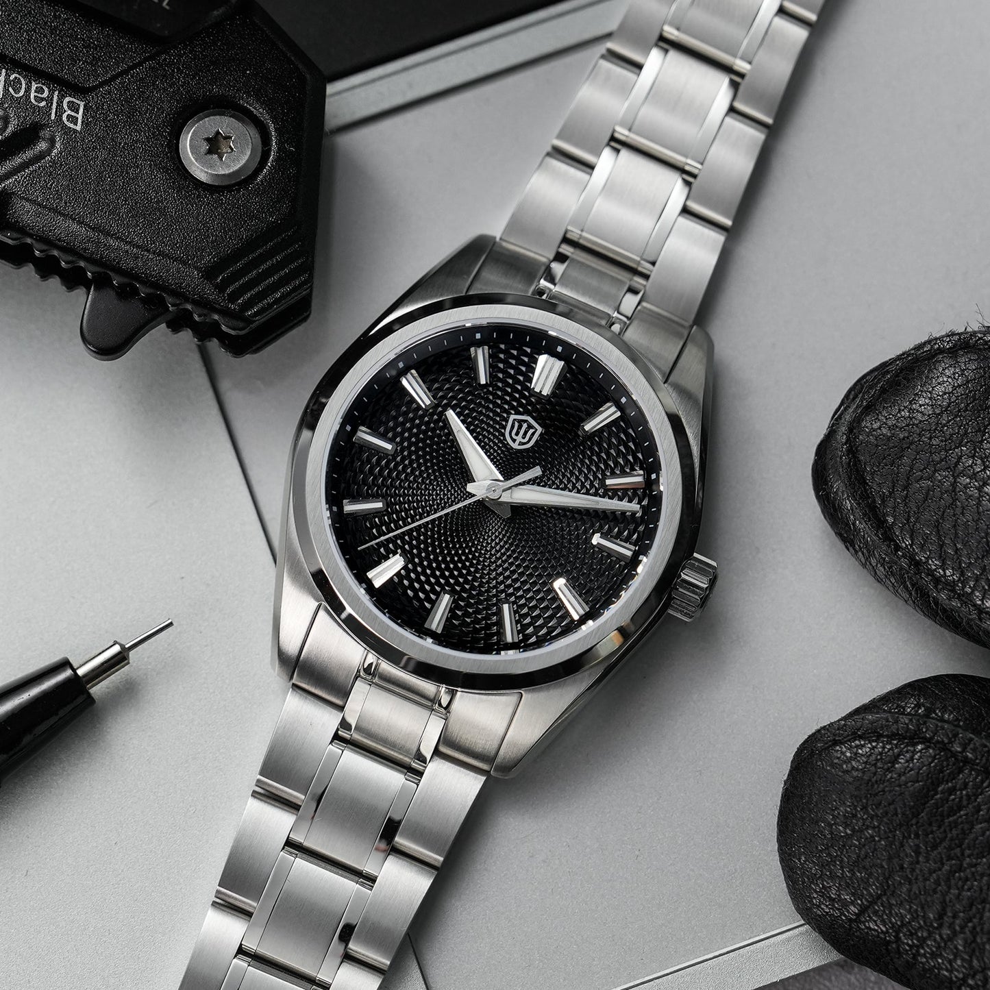 Watchdives WD0003G Guilloche Dial VH31 Men Watch