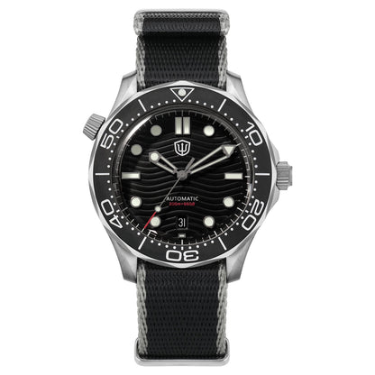 Watchdives WD007 Top Hat Sapphire PT5000 Titanium Dive Watch