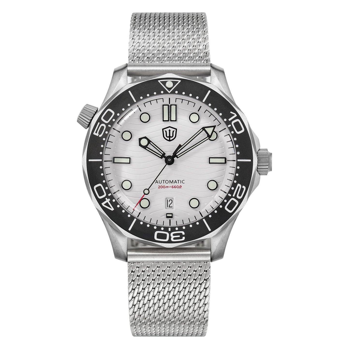 Watchdives WD007 Top Hat Sapphire PT5000 Titanium Dive Watch