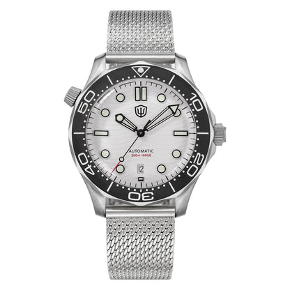 Watchdives WD007 Top Hat Sapphire PT5000 Titanium Dive Watch