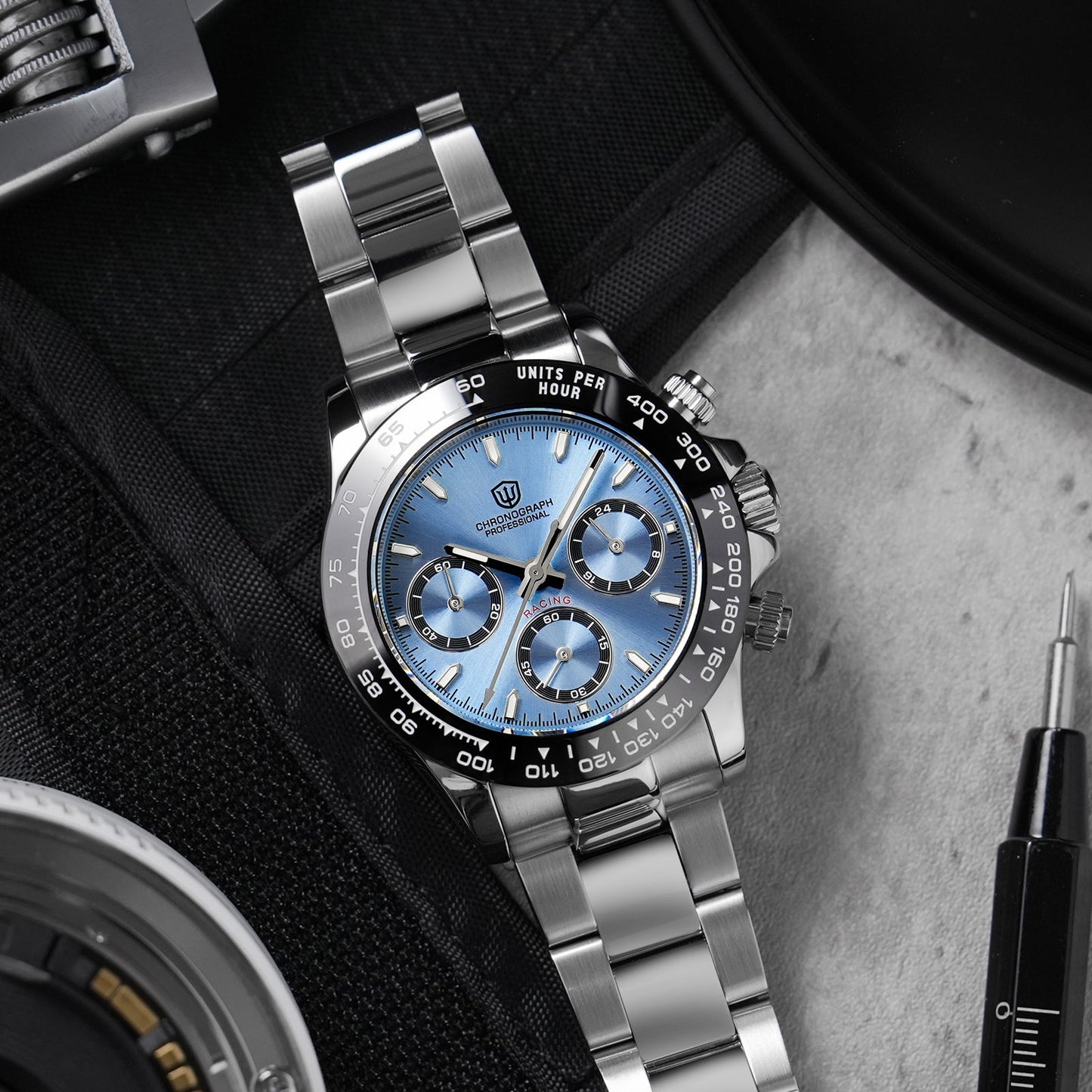 ⚡EarlyBird⚡Watchdives WD16500 38mm VK63 Chronograph Watch V2