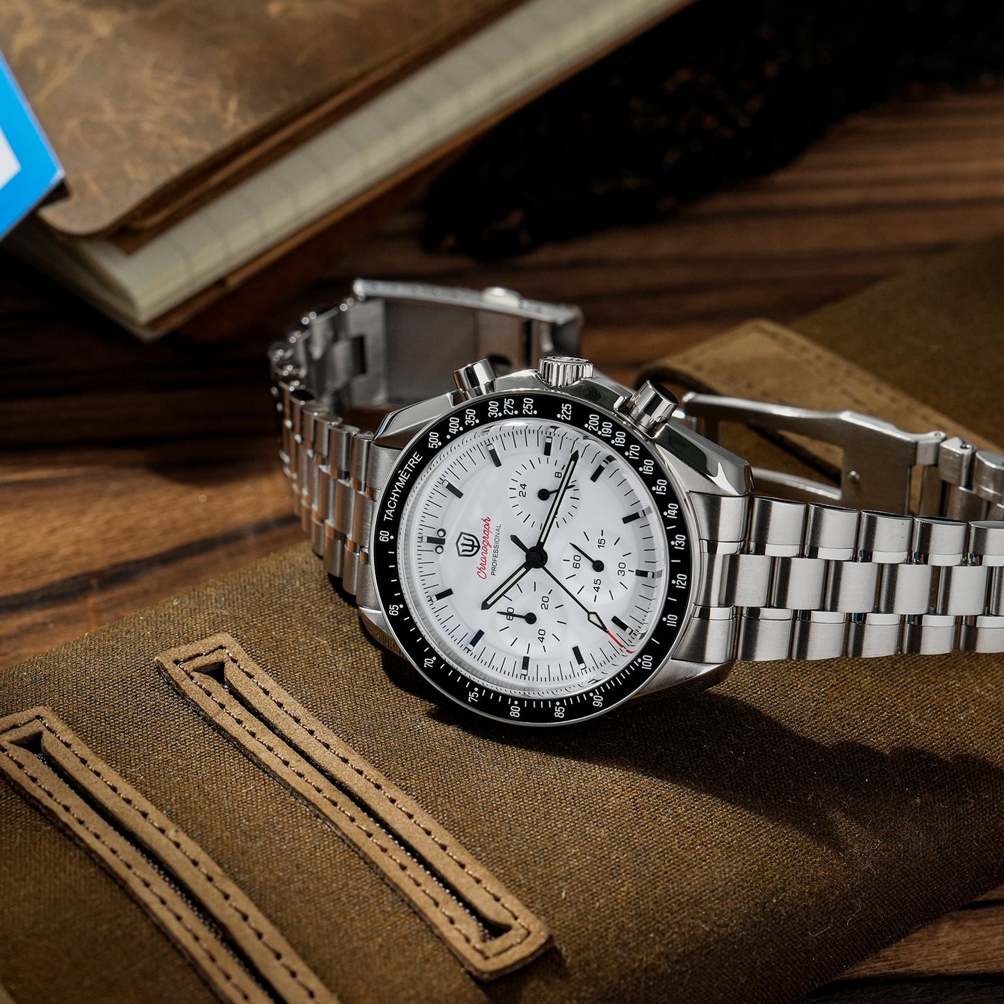 🔥SuperDeals🔥Watchdives 40mm WD1860 VK63 Chronograph Watch