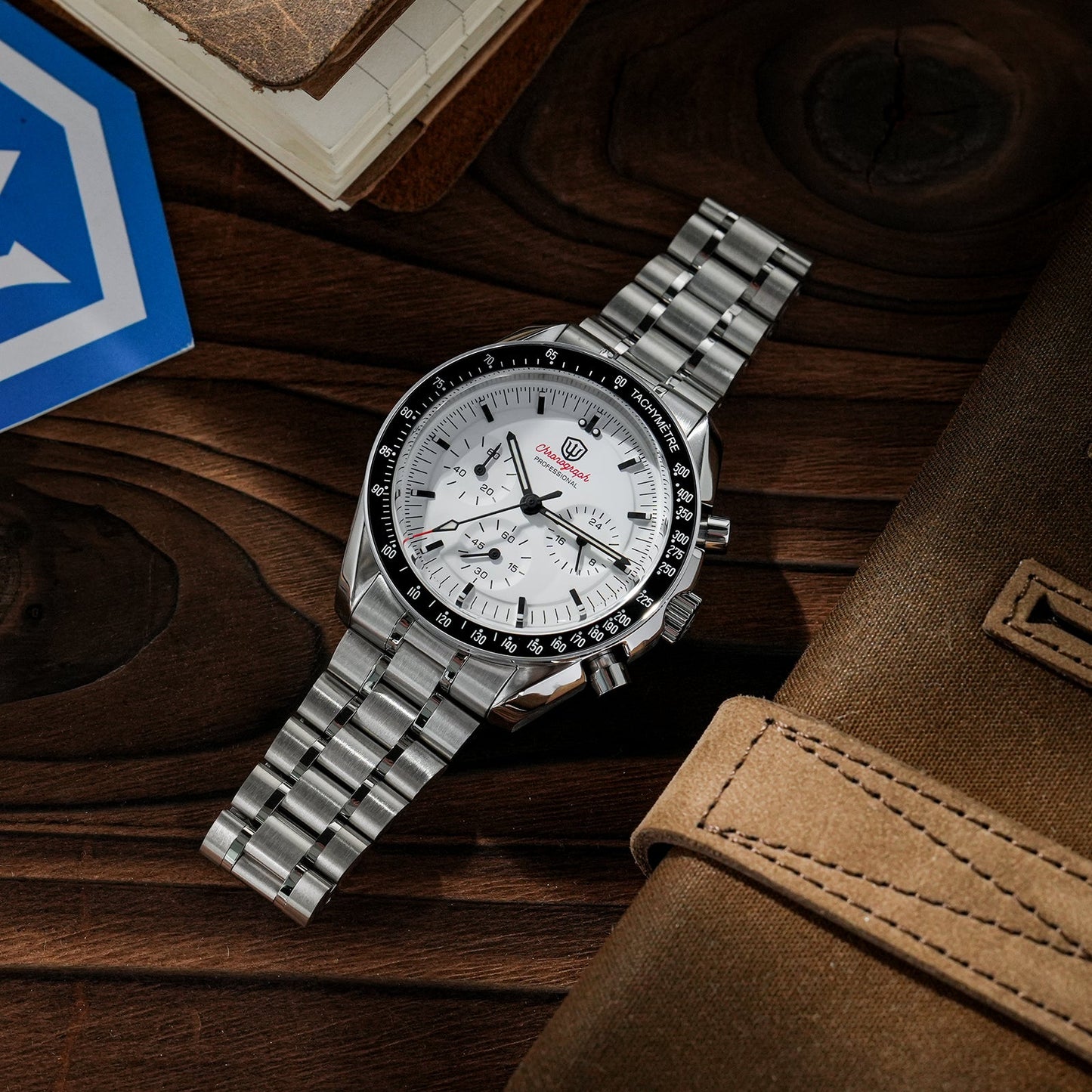 🔥SuperDeals🔥Watchdives 40mm WD1860 VK63 Chronograph Watch