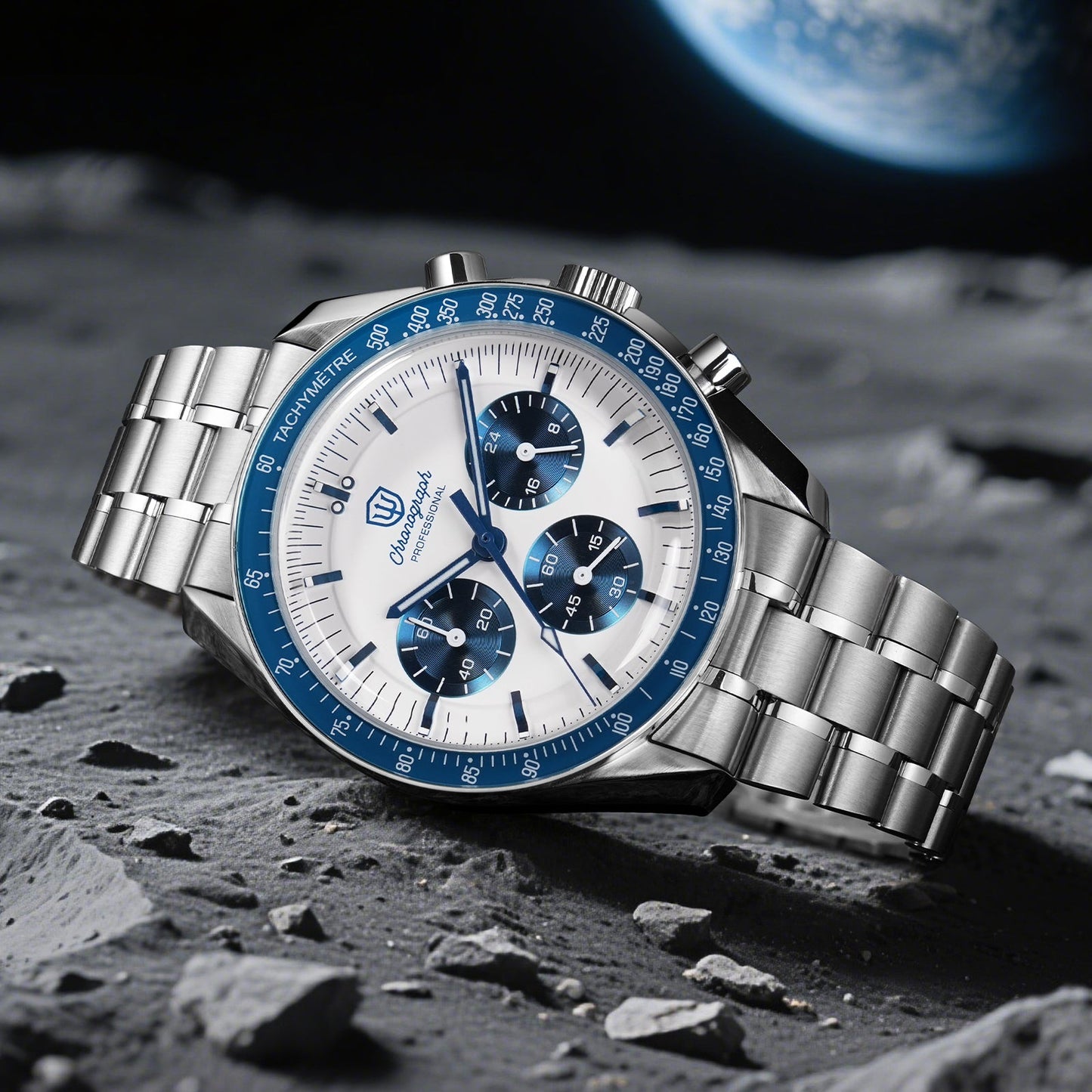 🔥WeeklyDeals🔥Watchdives 39mm VK63 Chronograph Watch WD1863