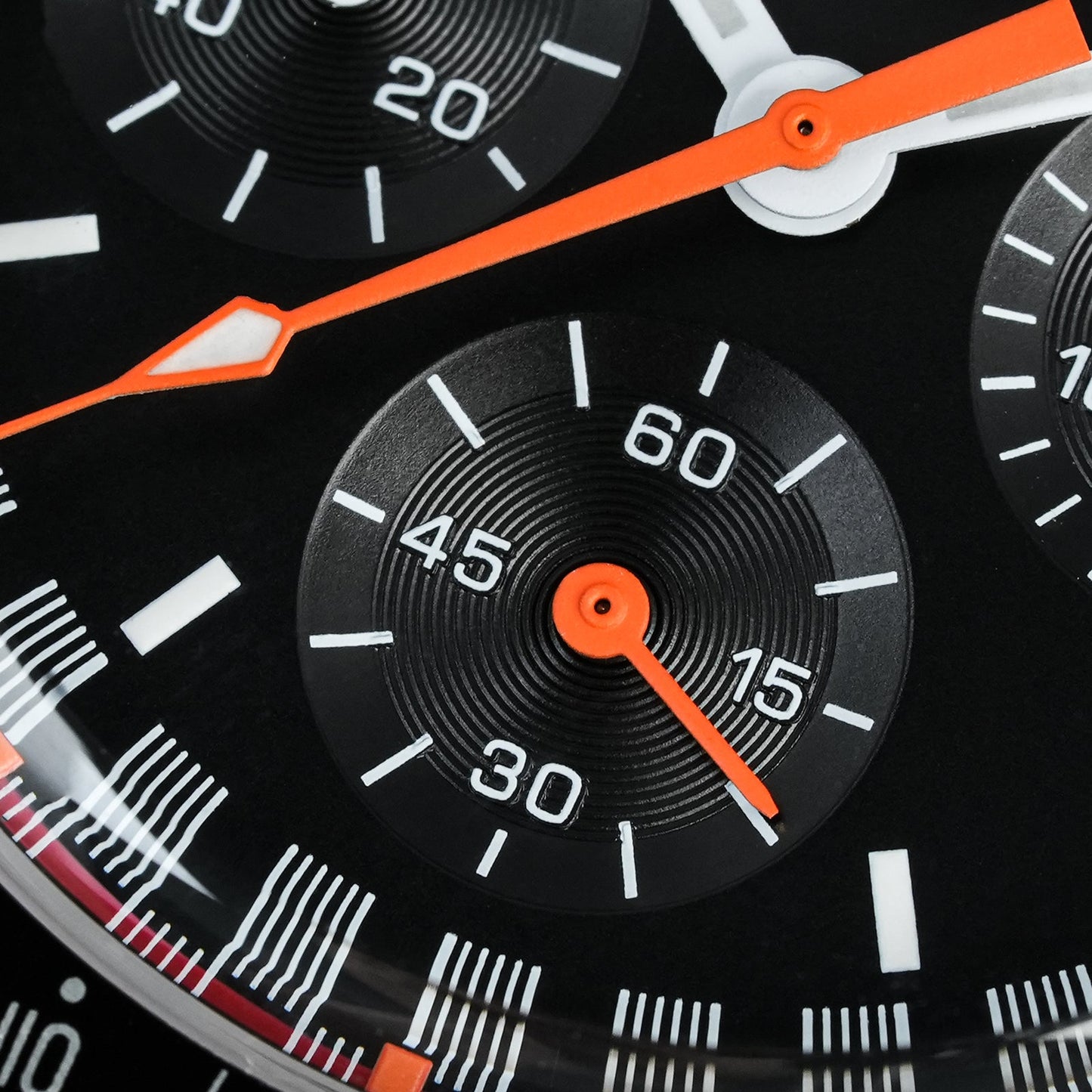 Watchdives 39mm VK63 Chronograph Watch WD1863 - Panda Collection