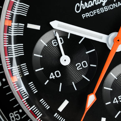Watchdives 39mm VK63 Chronograph Watch WD1863 - Panda Collection